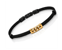 Armband H2on Herr Frammento in Stahl und Gold Diamante HOFR06-2K9